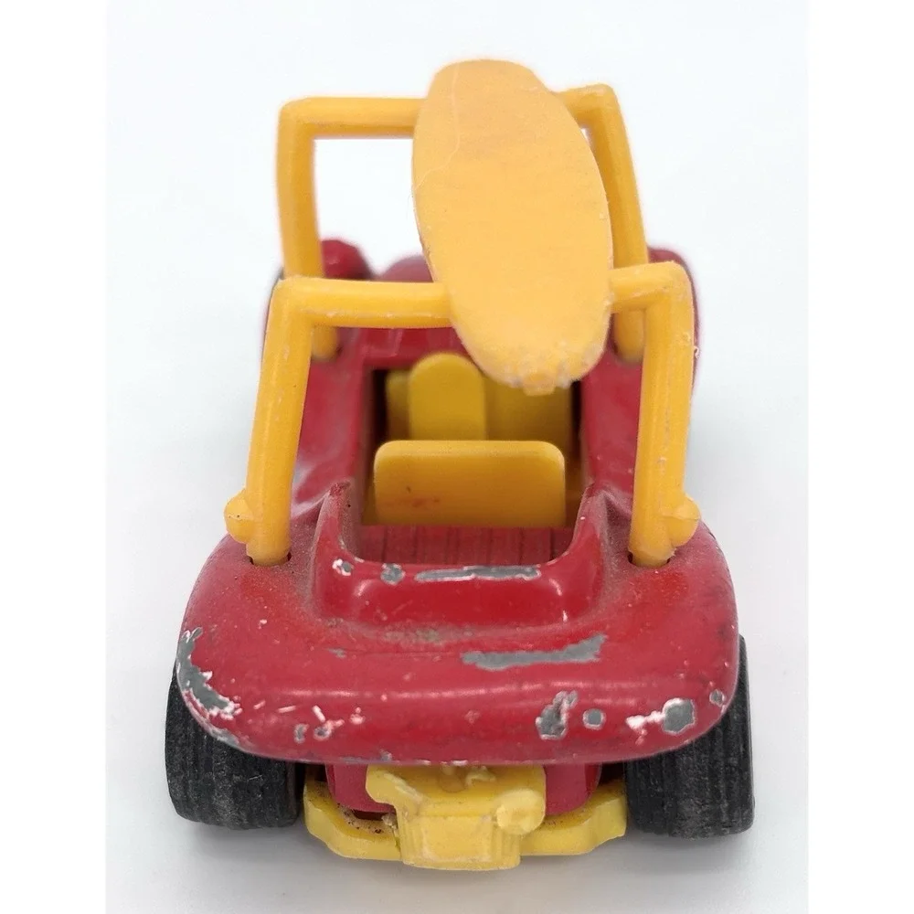 Vintage Aviva Peanuts Snoopy C14 Sky Buggy Red Yellow Hong Kong Diecast
